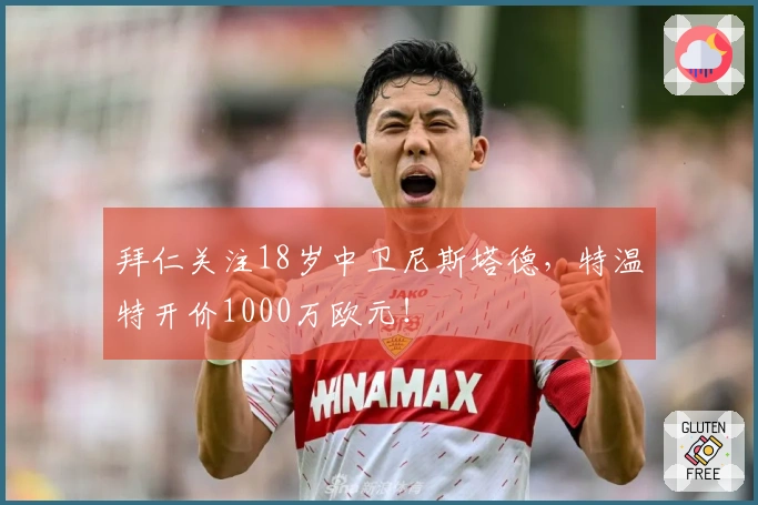 拜仁关注18岁中卫尼斯塔德，特温特开价1000万欧元！