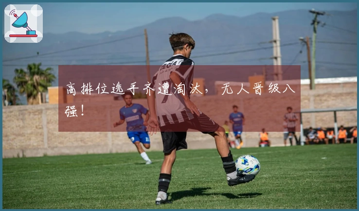 高排位选手齐遭淘汰，无人晋级八强！